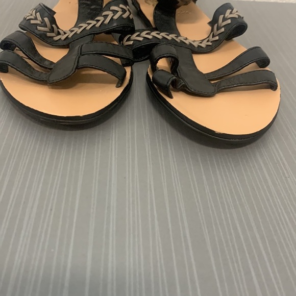 Vince Camuto Senilia Black and Tan Gladiator Braided Detail Sandal Women size 6 - Picture 12 of 15